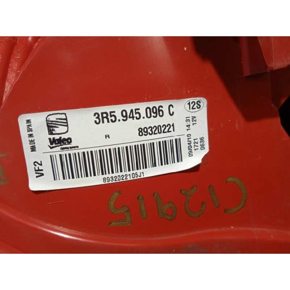 Recambio de piloto trasero derecho para seat exeo berlina (3r2) last edition referencia OEM IAM 3R5945096C RIADA 