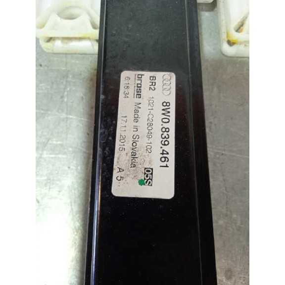 Recambio de elevalunas trasero izquierdo para audi a4 berlina (8w2) advanced edition referencia OEM IAM  SOLO MECANISMO CONFORT