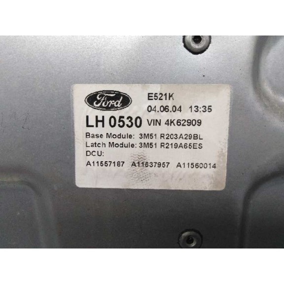 Recambio de elevalunas delantero izquierdo para ford focus c-max (cap) ambiente (d) referencia OEM IAM 1738645 3M51R203A29BL SOL