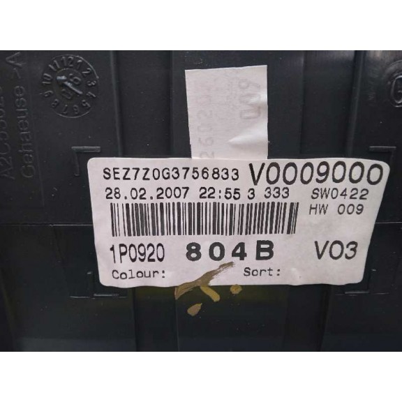 Recambio de cuadro instrumentos para seat leon (1p1) 1.6 referencia OEM IAM 1P0920804B  