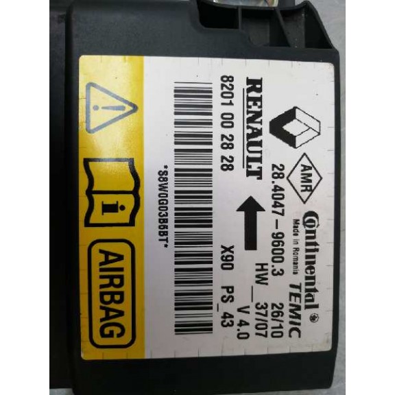 Recambio de centralita airbag para dacia logan express 1.5 dci diesel cat referencia OEM IAM 8201002828 28404796003 