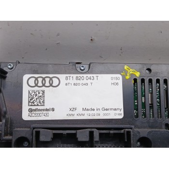 Recambio de mando climatizador para audi a4 avant (8k5) (2008) básico referencia OEM IAM 8t1820043t  