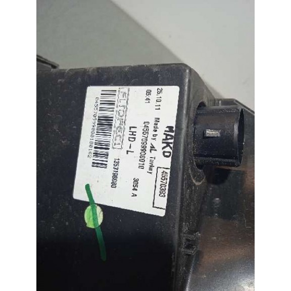 Recambio de faro izquierdo para peugeot bipper 1.3 16v hdi fap referencia OEM IAM 1353198080 MONOPTICA 6205AZ