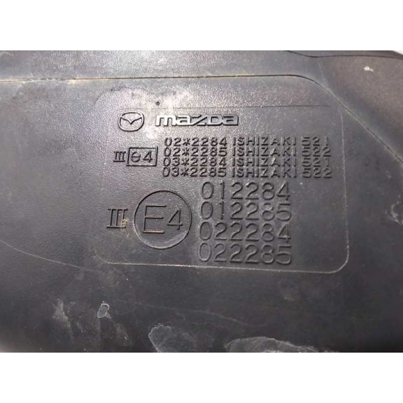 Recambio de retrovisor izquierdo para mazda 5 berl. (cr) 2.0 crtd active+ (105kw) referencia OEM IAM 012284 NO ABATIBLE 5 PINES.