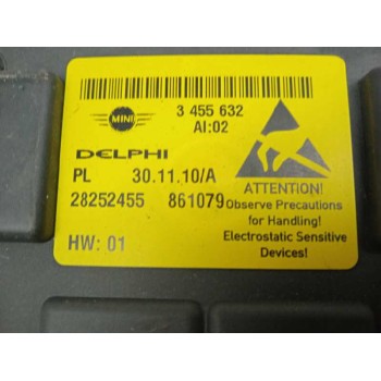 Recambio de luz interior para bmw mini (r56) one referencia OEM IAM 3455632 28252455 DELANTERA