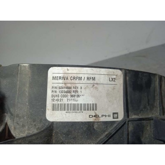 Recambio de electroventilador para opel meriva 1.4 16v referencia OEM IAM 13224682  