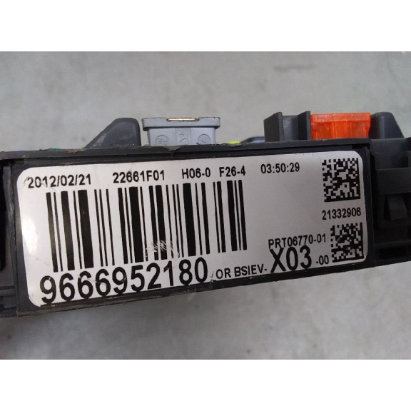Recambio de centralita bsi para citroën c3 tonic referencia OEM IAM 9666952180  