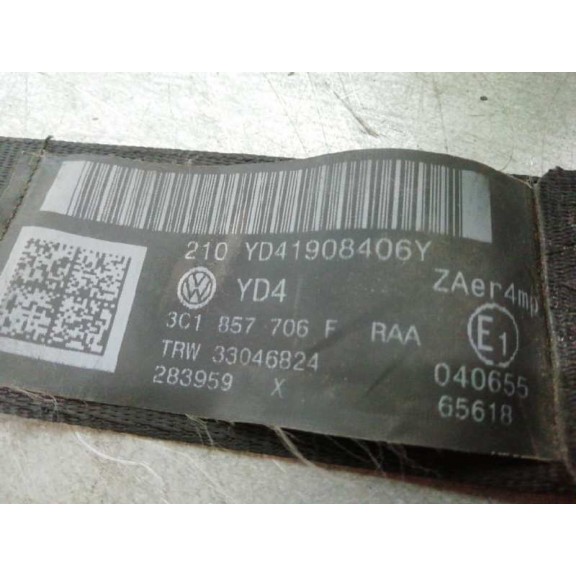 Recambio de cinturon seguridad delantero derecho para volkswagen passat berlina (3c2) highline referencia OEM IAM 3C1857706F  