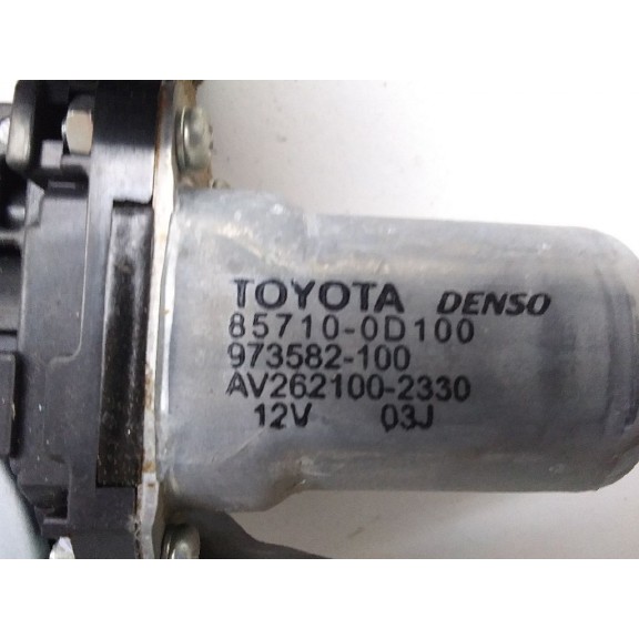 Recambio de elevalunas delantero derecho para toyota auris luna referencia OEM IAM AV2621002330 857100D100 6 PIN