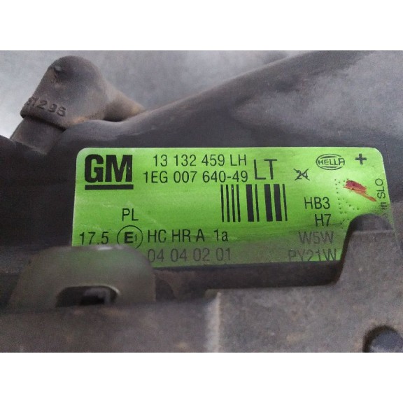 Recambio de faro izquierdo para opel astra g berlina comfort referencia OEM IAM 13132459LH  