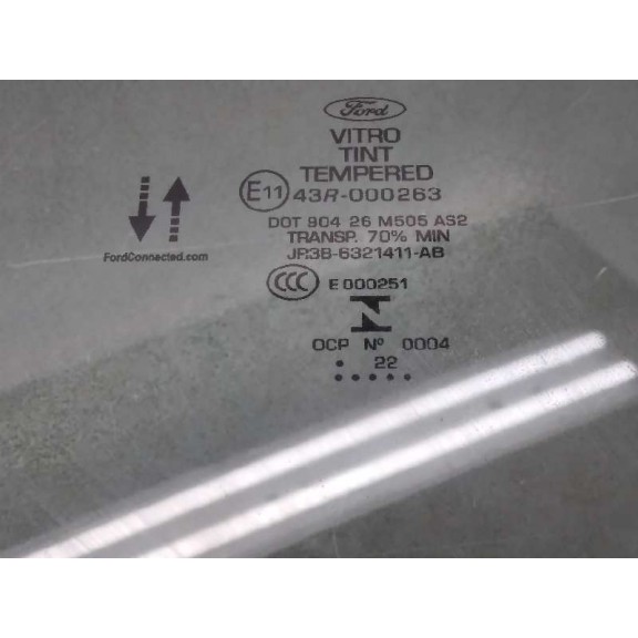 Recambio de luna delantera izquierda para ford mustang gt referencia OEM IAM   