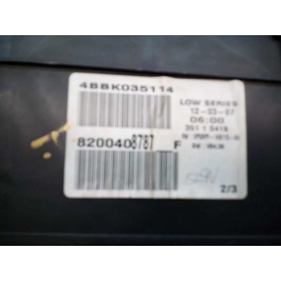 Recambio de cuadro instrumentos para renault megane ii berlina 5p 1.5 dci diesel referencia OEM IAM 8200408787  
