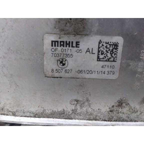 Recambio de radiador aceite para bmw serie 5 lim. (f10) 2.0 turbodiesel referencia OEM IAM 70377355  