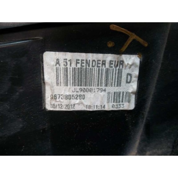 Recambio de piloto trasero derecho para citroën c3 collection referencia OEM IAM 9673805280 EXTERIOR 