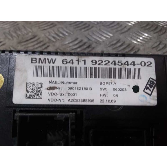 Recambio de mando climatizador para bmw serie 1 berlina (e81/e87) 118d referencia OEM IAM 6411922454402  
