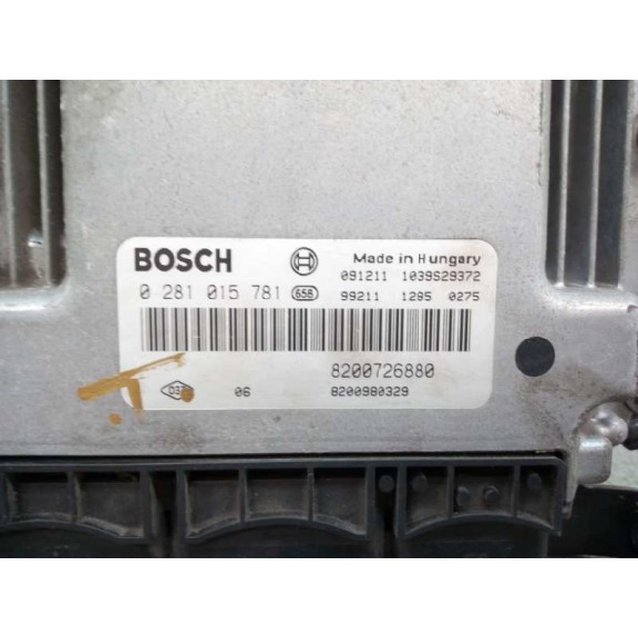 Recambio de centralita motor uce para renault laguna iii expression referencia OEM IAM 8200726880 0281015781 