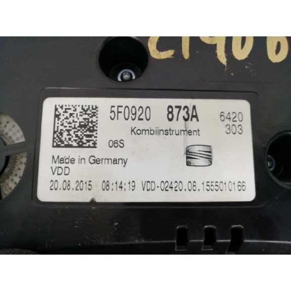 Recambio de cuadro instrumentos para seat leon st (5f8) reference referencia OEM IAM 5F0920873A A2C94689100 260KMH--6000RPM
