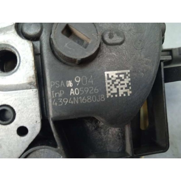 Recambio de cerradura puerta trasera izquierda para citroën c4 cactus feel referencia OEM IAM 9801690480 016904 6 PINS