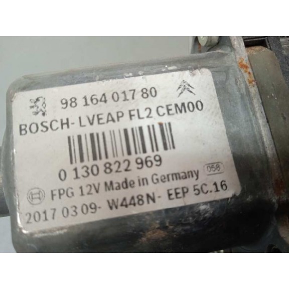 Recambio de elevalunas delantero izquierdo para peugeot 208 active referencia OEM IAM 9816402180 9816401780 5P 6 PINS