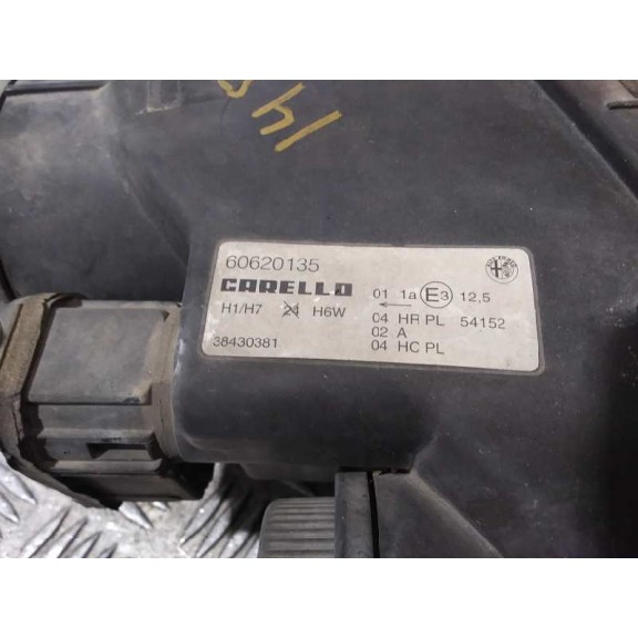 Recambio de faro izquierdo para alfa romeo 156 (116) 1.9 jtd progression referencia OEM IAM 60620135  