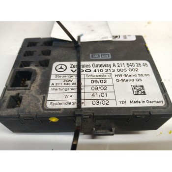 Recambio de modulo electronico para mercedes-benz clase e (w211) berlina e 220 cdi (211.006) referencia OEM IAM A2115402545  