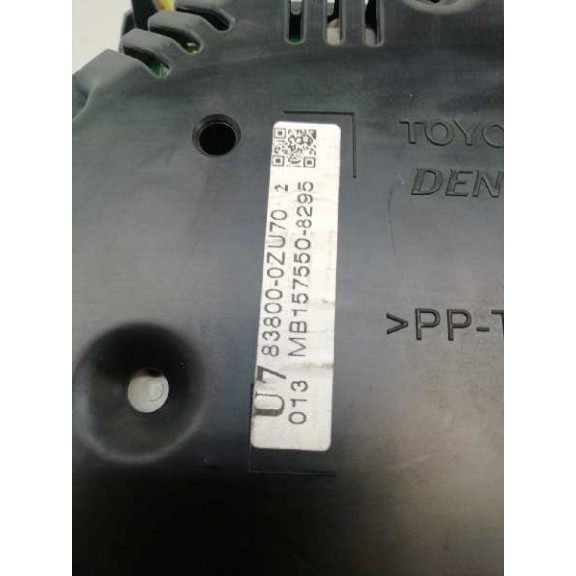 Recambio de cuadro instrumentos para toyota auris 1.4 turbodiesel cat referencia OEM IAM 838000ZU70 MB1575508295 240KMH--6000RPM