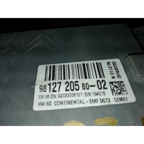 Recambio de display para citroën c4 picasso intensive referencia OEM IAM 9812720580  START STOP