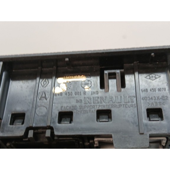 Recambio de mando luces para renault scenic iii 1.2 tce referencia OEM IAM 648450001r  salpicadero