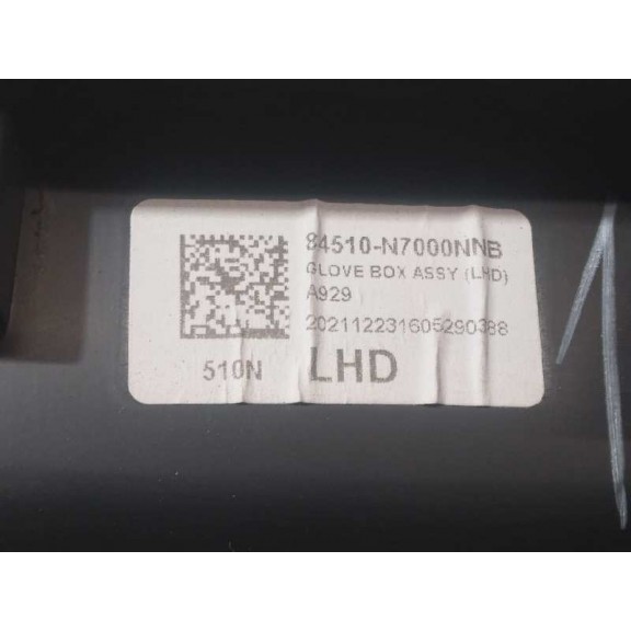 Recambio de guantera para hyundai tucson 1.6 hybrid 4x4 referencia OEM IAM 84510N7000  