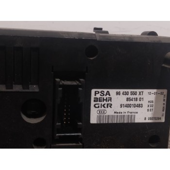 Recambio de mando climatizador para peugeot 206 berlina xs referencia OEM IAM 96430550XT 8541801 