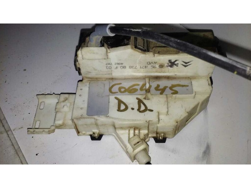 Recambio de cerradura puerta delantera derecha para citroën c4 coupe vtr referencia OEM IAM  3P 