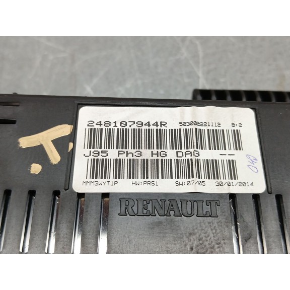 Recambio de cuadro instrumentos para renault scenic iii 1.2 tce referencia OEM IAM 248107944r  