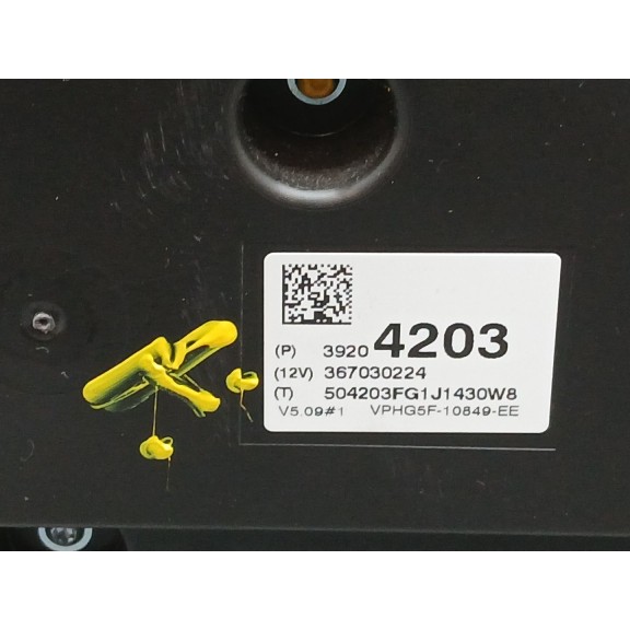 Recambio de cuadro instrumentos para opel corsa e business referencia OEM IAM 39204203 58.000KM 