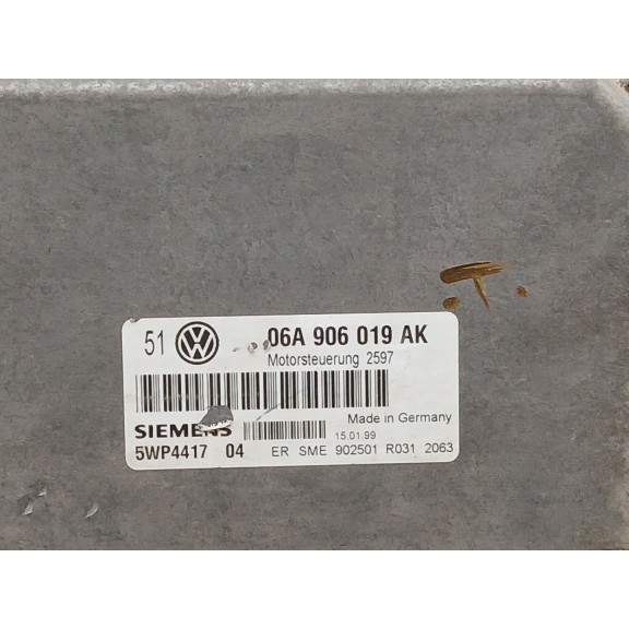 Recambio de centralita motor uce para volkswagen golf iv berlina (1j1) básico referencia OEM IAM 06a906019ak  