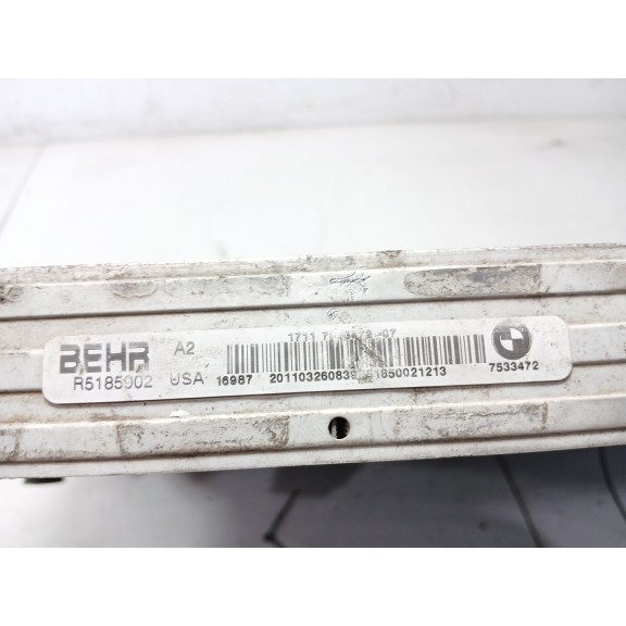 Recambio de radiador agua para bmw x5 (e70) xdrive30d referencia OEM IAM 7533472 17117533472 