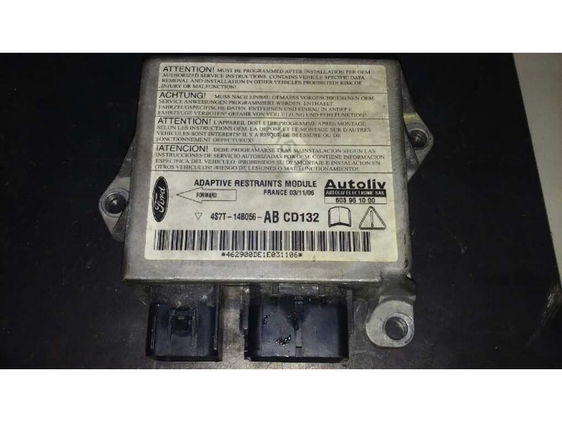 Recambio de centralita airbag para ford mondeo berlina (ge) ghia referencia OEM IAM 4S7T14B056AB 4S7T14B056AB 
