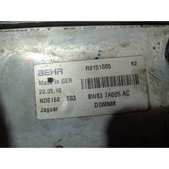 Recambio de enfriador aceite cambio para jaguar xf 3.0 v6 diesel luxury referencia OEM IAM 8W837A095AC  