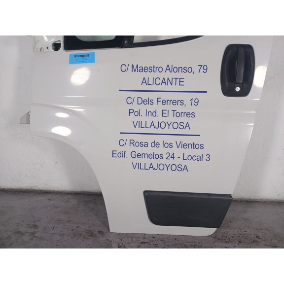 Recambio de puerta delantera izquierda para fiat ducato caja/chasis (250_) 130 multijet 2,3 d referencia OEM IAM   