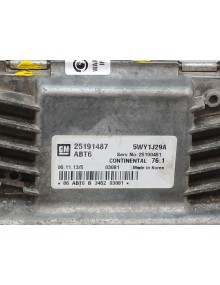 Recambio de centralita motor uce para chevrolet orlando 1.8 cat referencia OEM IAM 25191487   2