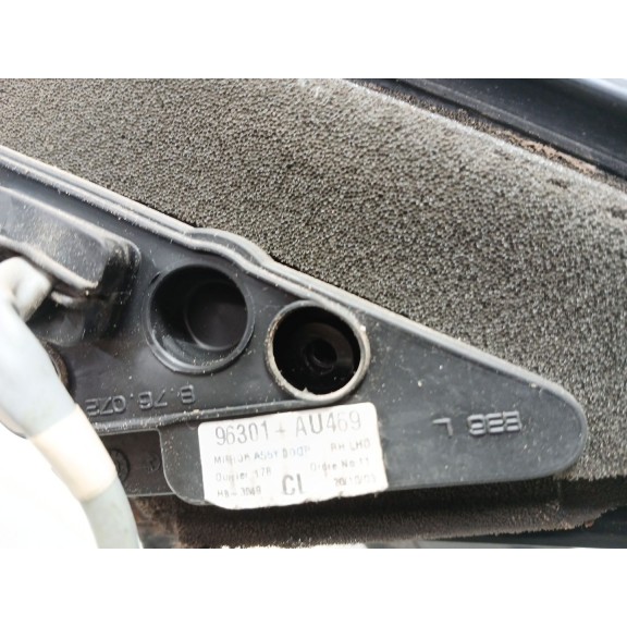 Recambio de retrovisor derecho para nissan primera (p12) 1.9 dci referencia OEM IAM 96301au469  5 pins