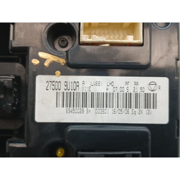 Recambio de mando climatizador para nissan note (e11e) acenta referencia OEM IAM 275009u10a  