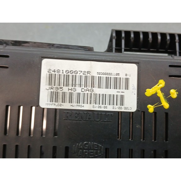 Recambio de cuadro instrumentos para renault scenic iii grand dynamique referencia OEM IAM 248100072r  