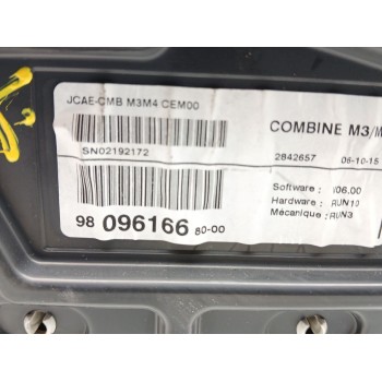 Recambio de cuadro instrumentos para citroën c-elysée exclusive referencia OEM IAM 9809616680 9809616680 