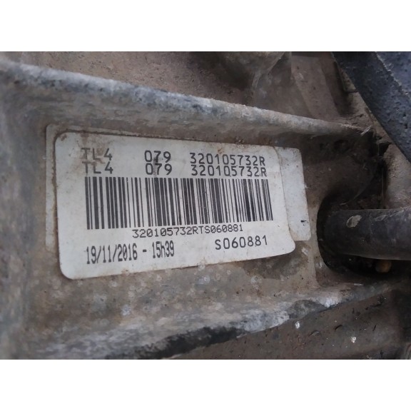 Recambio de caja cambios para renault kadjar business referencia OEM IAM TL4079 B 49.000KM 6V ENTREGA CASCO