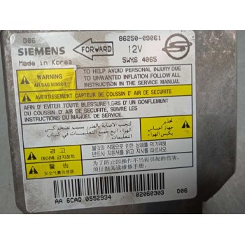 Recambio de centralita airbag para ssangyong kyron 2.0 referencia OEM IAM 8625009061 5WY64065 