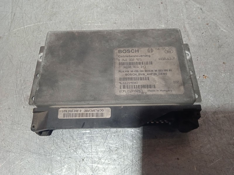 Recambio de centralita cambio automatico para peugeot 407 st confort pack referencia OEM IAM 0260002921 9655359080 