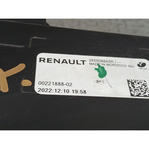 Recambio de piloto trasero derecho interior para renault megane e-tech suv ev40 referencia OEM IAM 265508845r  