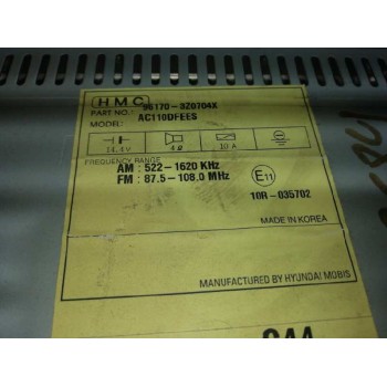Recambio de sistema audio / radio cd para hyundai i40 comfort referencia OEM IAM 961703Z0704X  