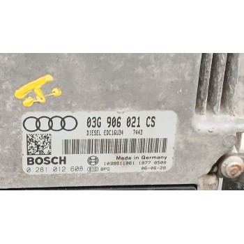 Recambio de centralita motor uce para audi a3 (8p1) 1.9 tdi referencia OEM IAM 03g906021cs 0281012608 