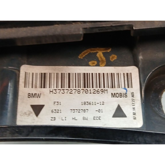 Recambio de piloto trasero izquierdo para bmw 3 touring (f31) 320 d referencia OEM IAM 737278701  